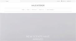 Desktop Screenshot of hausinterior.com